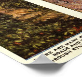 Western North Carolina Panoramabalkarte Poster (Ecke)