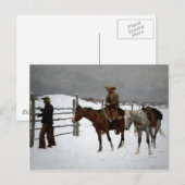 Western Nostalgie Postkarte (Vorne/Hinten)