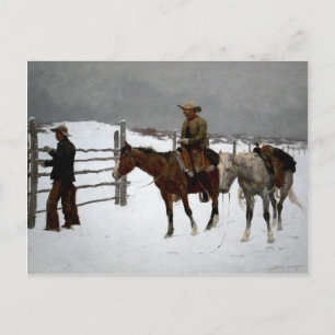 Western Nostalgie Postkarte