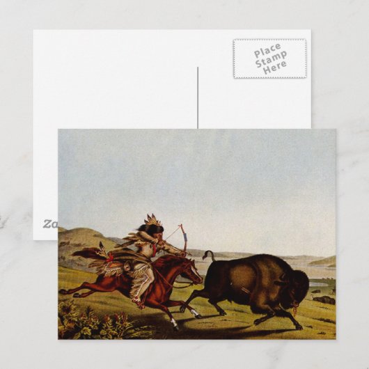 Western Nostalgie Postkarte (Vorne/Hinten)