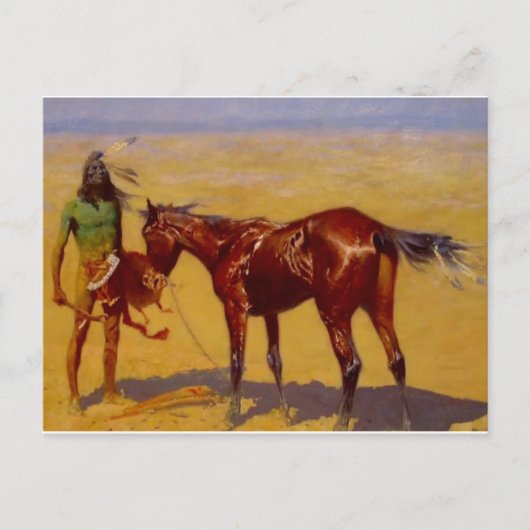 Western Nostalgie Postkarte (Vorderseite)