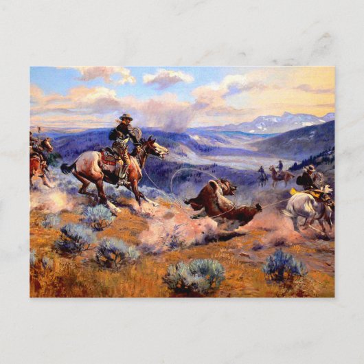 Western Nostalgie Postkarte (Vorderseite)