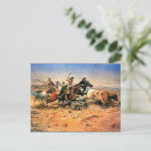 Western-Nostalgie Postkarte (Stehend Vorderseite)