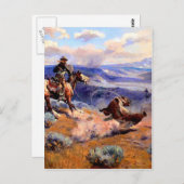 Western Nostalgie Postkarte (Vorne/Hinten)