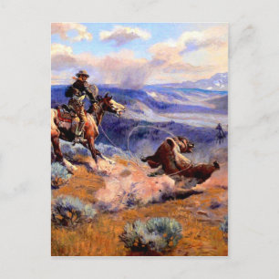 Western Nostalgie Postkarte