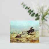 Western Nostalgie Postkarte (Stehend Vorderseite)