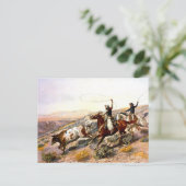 Western Nostalgie Postkarte (Stehend Vorderseite)