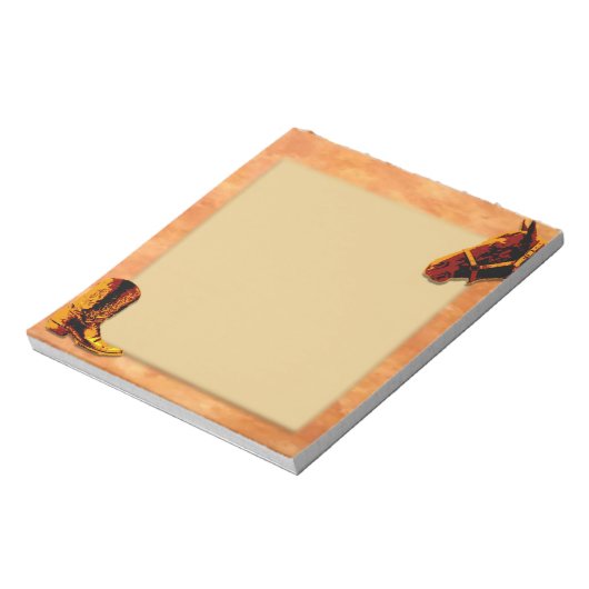 Western Notepad Notizblock (Rotiert)