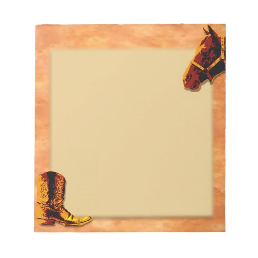 Western Notepad Notizblock (Vorderseite)