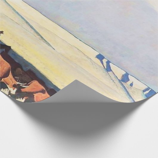 Western "Open Range" von Maynard Dixon Geschenkpapier (Ecke)