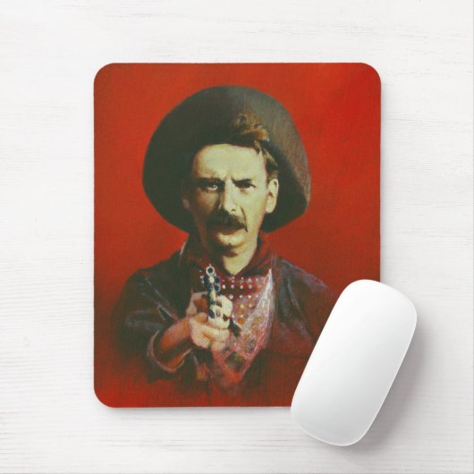 Western Outlaw Mouse Pad Mousepad (Mit Mouse)
