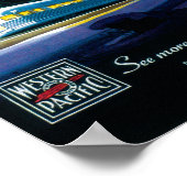 Western Pacific California Zephyr Vintage Poster (Ecke)