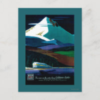 Western Pacific California Zephyr Vintage Poster