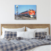 Western Pacific F7 California Zephyr 24" x 16" Leinwanddruck (Insitu (Schlafzimmer))