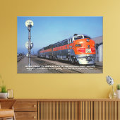 Western Pacific F7 California Zephyr 60"x40" Large Leinwanddruck (Insitu (Wohnzimmer))