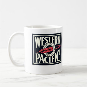 Western Pacific Vintage Railroad Logo Tasse