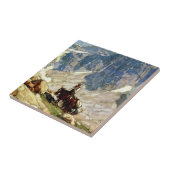 Western "Packin" Kunst von Edgar Payne Fliese (Seite)