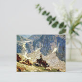 Western "Packin" Kunst von Edgar Payne Postkarte (Stehend Vorderseite)