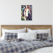 Western Paint Horse Leinwanddruck (Insitu (Schlafzimmer))