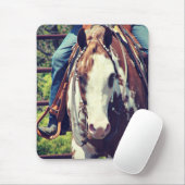 Western Paint Horse Mousepad (Mit Mouse)