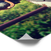 Western Paint Horse Poster (Ecke)