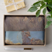 Western Painting "Pferde springen von Schlange" Seidenpapier (Geschenk)