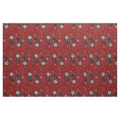 Western Paisley Red Black Fabric Stoff (Fat Quarter (45,7 x 55,9 cm))