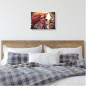 Western Palomino Leinwanddruck (Insitu (Schlafzimmer))