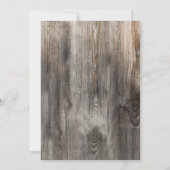 Western Papel Picado Quinceanera Geburtstagspartei Einladung (Rückseite)