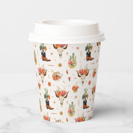 Western Pappbecher (Rückseite)