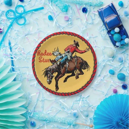 Western Party Bronc Riding Paper Teller (Party)