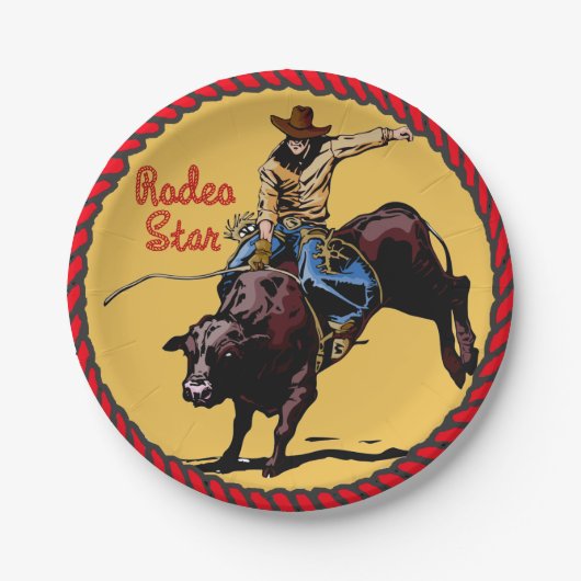 Western Party Bull Riding Paper Teller (Vorderseite)