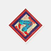 Western Party Cowboy Boot Scootin' Dance Serviette (Ecke)