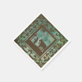 Western Party Cowboy Gebet Napkins Serviette (Ecke)