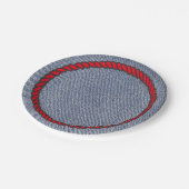 Western Party Denim Print Paper Teller (Schrägansicht)