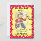 Western Party Little Cowboy Einladung (Vorderseite)