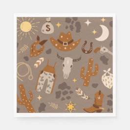Western Party Napkins | Cowboy Party Napkins Serviette