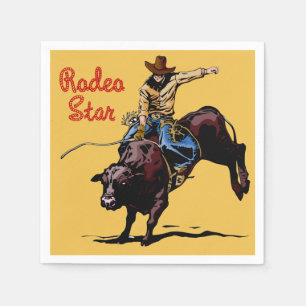 Western Party Rodeo Veranstaltungen Napkins Serviette