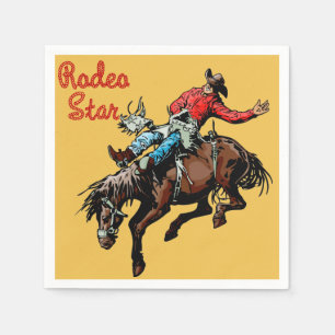 Western Party Rodeo Veranstaltungen Napkins Serviette