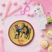 Western Party Stechen Wrestling Paper Teller (Party)