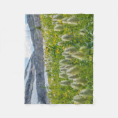 Western Pasqueflower | Ost-Kootenay-Berge Fleecedecke (Vorderseite)