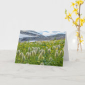 Western Pasqueflower | Ost-Kootenay-Berge Karte (Gelbe Blume)