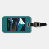 Western-pazifischer Kalifornienzephyr-Vintages Gepäckanhänger (Vorderseite horizontal)