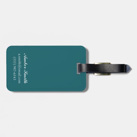 Western-pazifischer Kalifornienzephyr-Vintages Gepäckanhänger (Rückseite horizontal)