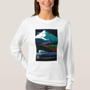 Western-pazifischer Kalifornienzephyr-Vintages T-Shirt