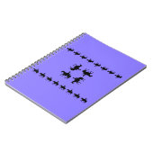 Western Periwinkle - Horseback Silhouettes Notizblock (Linke Seite)
