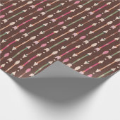 Western-Pfeile Geschenkpapier (Ecke)