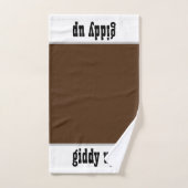 Western Pferd angesehen Badhandtuch Set (Handtuch)