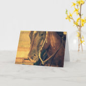 Western Pferd, Geburtstag Karte (Gelbe Blume)