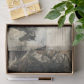 Western Pferd und Mädchen festgehalten Dekoupage Seidenpapier (Geschenk)